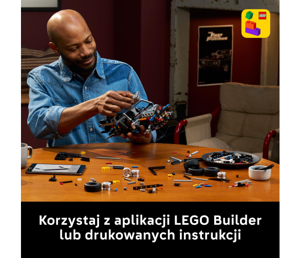LEGO TECHNIC 42231 Samochód Fast and Furious Dodge Charger R/T - 1529761 - zdjęcie 8